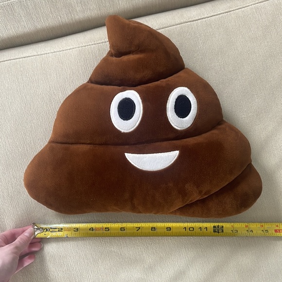 Emoji pillow poop emoji accent pillow - Picture 4 of 4